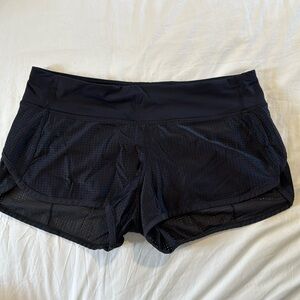 Lululemon speed up shorts.